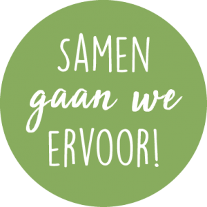 Samen gaan we ervoor!